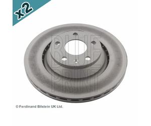 Blueprint ADV184342 Brake Disc Rear Coated 310mm Outer Diameter Fits Audi TT