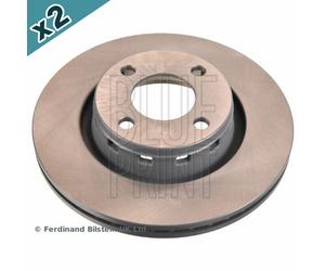 Blueprint ADV184387 Brake Disc Front Coated Fits Audi 80 Cabriolet Coupe