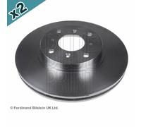 Blueprint Brake Disc Front Coated 282mm Diameter Fits Honda Civic Prelude