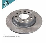 Blueprint Brake Disc Rear Coated 264mm Diameter Fits Alfa Romeo Giulietta