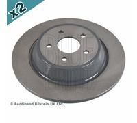 BLUEPRINT Brake Disc Rear Coated Solid 316mm Outer Diameter For Ford Kuga Mondeo