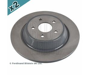 BLUEPRINT Brake Disc Rear Coated Solid 316mm Outer Diameter For Ford Kuga Mondeo