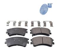 Blueprint Brake Pad Set Front 132mm Length With Anti-Squeak Plate Fits Mazda 6