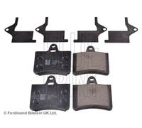 Blueprint Brake Pad Set Rear 73mm Length With Anti-Squeak Plate Fits Citroen C5