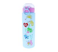 Blueprint Collections Care Bears Water Bottle | Cute Water Bottle with Straw | 700ml Capacity | Reusable Childrens Drink Bottle | Flip Lid Straw | Care Bear Gifts
