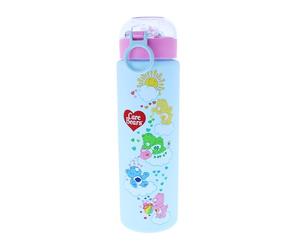 Blueprint Collections Care Bears Water Bottle | Cute Water Bottle with Straw | 700ml Capacity | Reusable Childrens Drink Bottle | Flip Lid Straw | Care Bear Gifts