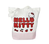 Blueprint Collections Hello Kitty Canvas Tote Bag | Cute Sanrio Shopping Bag | 34 cm x 33.5 cm Kawaii Cotton Tote | Hello Kitty Gifts & Accessories