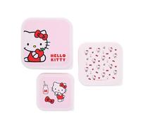 Blueprint Collections Hello Kitty Storage Pots | Cute Storage Containers for Kids | Set of 3 Stacking Tubs | Hello Kitty Stationery & Gifts