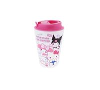 Blueprint Collections Hello Kitty Travel Mug | Cute Kawaii Coffee Cup with Lid | 350ml Reusable Hot Drinks Cup | Hello Kitty & Friends Gifts and Accessories