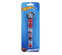Blueprint Collections Hot Wheels Multi Colour Pen | Writing & Colouring Pen for Kids | Hot Wheels Stationery | Fun Pen for Boys | Back to School Supplies