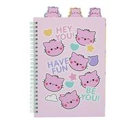 Blueprint Collections Pembe A5 Notebook, Pembe the Pink Cat Project Book