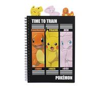 Blueprint Collections Pokemon A5 Notebook | Project Book with Pikachu, Mew & Charmander | Back to School Essentials | Official Pokémon Stationery, Gifts & Accessories