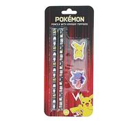 Blueprint Collections Pokemon Pencil & Eraser Set | Writing 2 Pencils with Eraser Toppers | School Supplies | Stationery Supplies | Pokemon Stationery