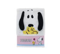 Blueprint Collections Snoopy Plush Notebook | Soft Furry Cover with Mini Woodstock Notepad | Cute Writing Notebook | Official Peanuts Stationery, Gifts & Accessories