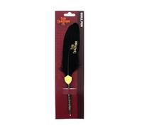 Blueprint Collections The Traitors Quill Pen with Black Feather, Novelty Ballpoint Pen, Black Ink Writing Pen, Official TV Show Merchandise, Collectible Desk Accessory, Gift for The Traitors Fans