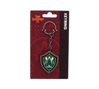 Blueprint Collections The Traitors Shield Keyring, Spinning Enamel Keychain, Double Sided Metal Keyring with Split Ring & Chain, Official TV Show Merchandise, Collectible Accessory, Gift for Fans