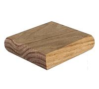 Blueprint Joinery Cambridge Oak Flat Newel Cap 110x110x27mm, Full Stair Newel Post Flat Cap 90mm, Recessed to Suit a 90mm x 90mm Newel (Full)