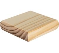 Blueprint Joinery Ltd Cambridge Flat Cap Clear Pine To Fit 90mm Newel Post (W) 110mm X (L) 110mm X (H)27mm