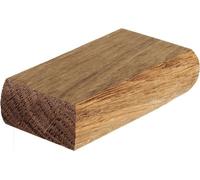 Blueprint Joinery Ltd Cambridge Half Flat Cap Oak To Fit 90mm Newel Post (W) 110mm X (L) 52mm X (H)27mm