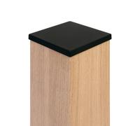 Blueprint Joinery Ltd Cambridge Stair Post Cap Black Flat Full Square Thin Newel Post Cap (W)94mm (L)94mm (H)8mm