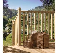 Blueprint Joinery Ltd Core Deck Plain Square Treated Decking Balustrade Basic Kit 1800mm With No Posts