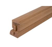 Blueprint Joinery Ltd Curved Oak Rails For Glass Handrail And Base Rail Set (H)58mm (W)58mm (L)4200mm