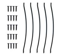 Blueprint Joinery Ltd Metal Deck Black Abbey Bow Decking Spindles Packs Of 5 (H) 820mm X (W) 26mm