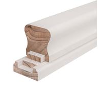 Blueprint Joinery Ltd Paint Ready Handrail 32mm Hdr Stair Handrail And Base Rail Set (H)59mm (W)59mm (L)2400mm