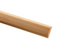 Blueprint Joinery Ltd Pine Basic D Shape Edge Moulding Cover Bead Pack Of 10 (L)2.4M (W)21mm (T)4mm