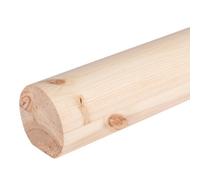 Blueprint Joinery Ltd Pine Rounded Handrail Mopstick Wall Rail (L)3.6M (D) 54mm