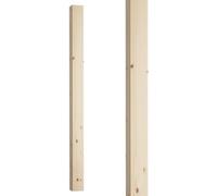 Blueprint Joinery Plain Square Pine Newel Post (1500mm Full Post) - 90mm x 42mm Pine Wood Posts for Staircase. Contemporary Stair Posts Made from Scandinavian Pine Wood.