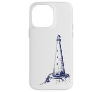 Blueprint Lighthouse Marine Biology Ocean Sea Life Nautical Case for iPhone 14 Pro Max