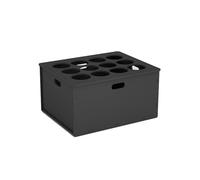 Blueprint Storage Organizer, 15/12-Grid Photography Backdrop Paper Storage Shelf, Movable Rolling Organizer Stand for Vinyl Rolls