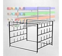 Blueprint Storage Rack Cart with Wheels, Large Vertical Plan Holder for Art Prints, Files, Drawings, and Posters