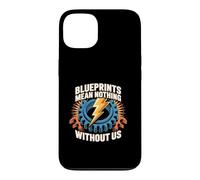 Blueprints Mean Nothing Electrician Pride Case for iPhone 13