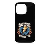 Blueprints Mean Nothing Electrician Pride Case for iPhone 13 Pro