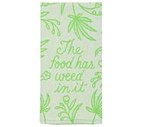 BlueQ Dish Towel: Food Has Weed In It