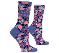 BlueQ Woman Socks:"I'm Shy? No Shit"