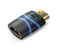 BlueRigger 4K HDMI CEC Less Adapter (UHD, ARC,1080p, Ethernet) - Male to Female HDMI CEC Blocker, Compatible with HDTV, TV Stick, Chromecast, Nintendo Switch, Xbox, PS3, Laptop, Game Console, PC