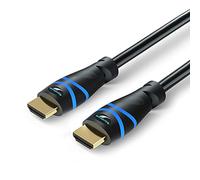 BlueRigger 8K HDMI Cable (2M, 8K 60Hz HDR, 4K 120Hz, High Speed 48Gbps with Ethernet, eARC, 3D, HDCP 2.3) - Compatible with PS5, Xbox, Roku, Apple TV, Switch, PC