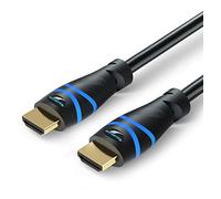 BlueRigger 8K HDMI Cable (3M - 4 Pack, 8K 60Hz HDR, 4K 120Hz, High Speed 48Gbps with Ethernet, eARC, 3D, HDCP 2.3) - Compatible with PS5, Xbox, Roku, Apple TV, Switch, PC