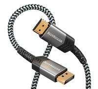 BlueRigger DisplayPort to HDMI Cable - (5M, DP to HDMI Cord, 4K 60Hz, HDR, HDCP 2.2, Uni-Directional Display to HDMI, Male Video Cable) - Compatible with PC, Laptop, HDTV, Monitor, Projector, VR
