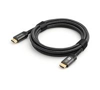 BlueRigger HDMI Cable 8K (2M - 4Pack, 8K 60Hz HDR, High Speed 48Gbps, HDMI Braided Cord, eArc, HDCP 2.3) - Compatible with PS5, Xbox, Roku, Apple TV, HDTV, Blu-ray, PC