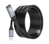 BlueRigger USB Extension Cable (22.8M, USB 2.0, Active, Type A Male to Female, Repeater Cable) - Compatible with Game Consoles, Printer, Camera, Webcam, Flash/Hard Drive, Keyboard
