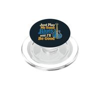 Blues Band Musician Blues Music Lover PopSockets PopGrip for MagSafe