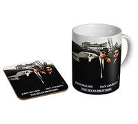 Blues Brothers 1980 Movie Poster - Ceramic Coffee Mug + Coaster Gift Set