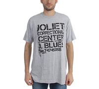 Blues Brothers - Mens Joliet T-Shirt, X-Large, Heather Grey