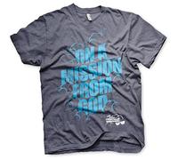 Blues Brothers Officially Licensed On A Mission from God Men’s T-Shirt (Navy-Heather), X-Large