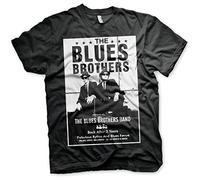 Blues Brothers Officially Licensed The Poster Big & Tall T-Shirt (Black), 3X-Large