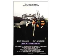 "BLUES BROTHERS" Poster 2 - John Belushi Dan Akroyd - Classic Movie Poster (A3 Size 29 x 42 cms)